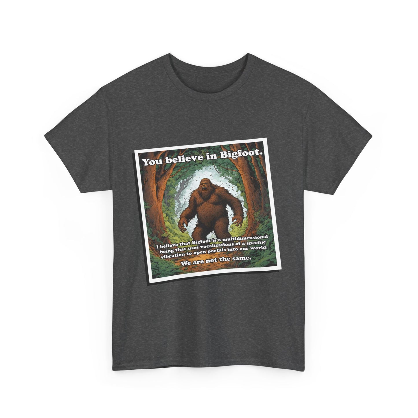 Bigfoot Portal - Unisex Heavy Cotton Tee
