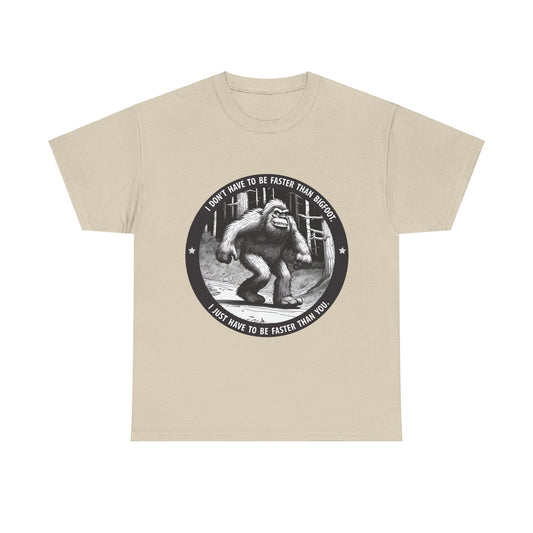 Faster Than Bigfoot - Unisex Heavy Cotton Tee