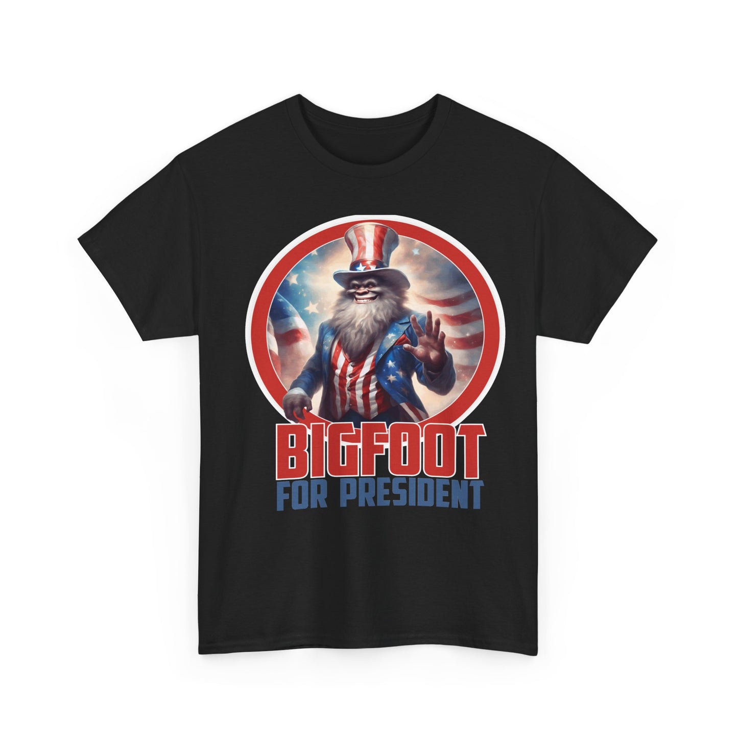 Bigfoot For President - Unisex Heavy Cotton Tee