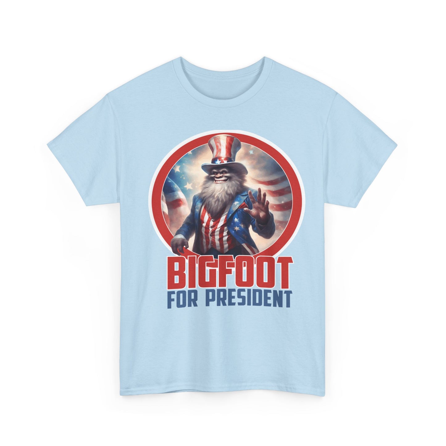 Bigfoot For President - Unisex Heavy Cotton Tee