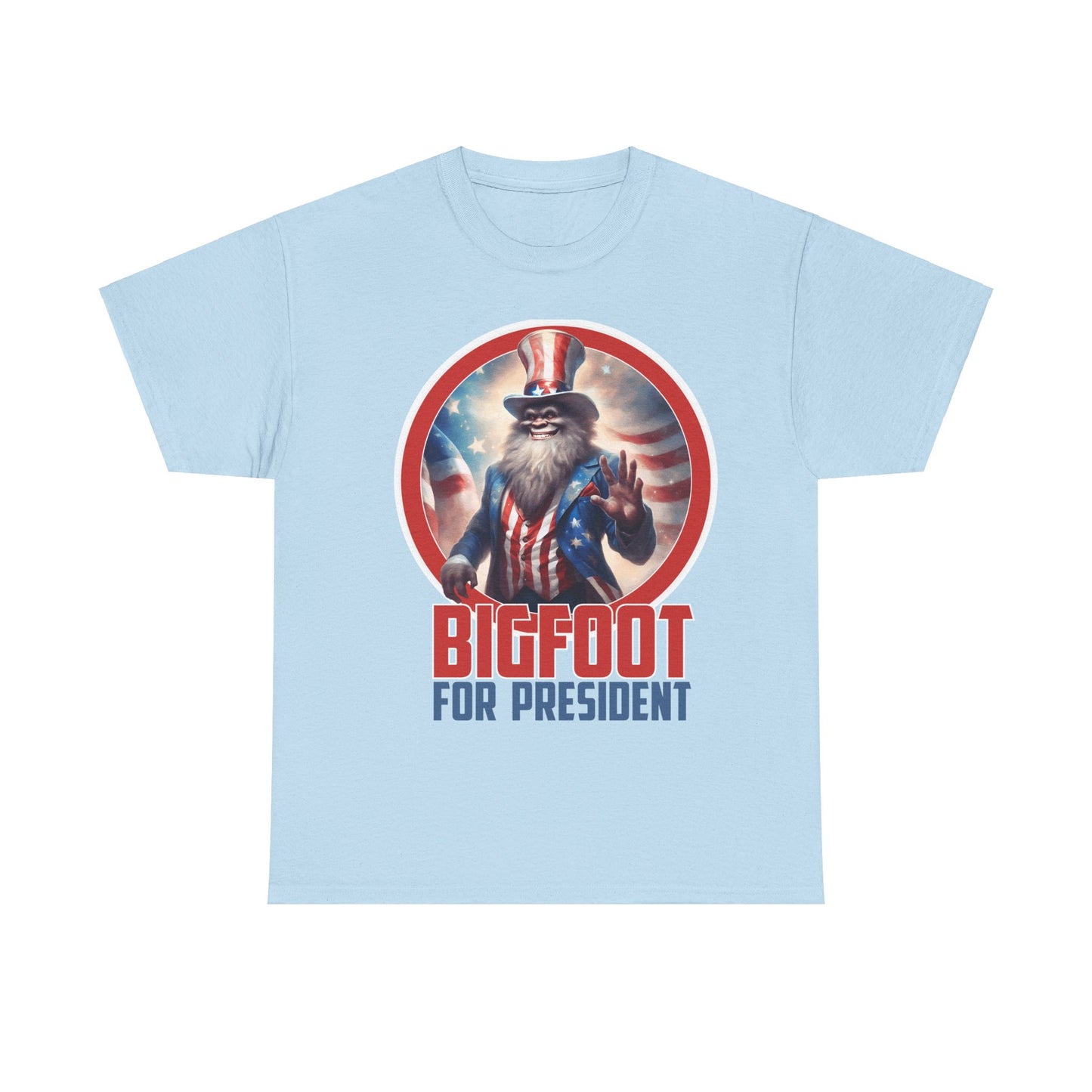 Bigfoot For President - Unisex Heavy Cotton Tee